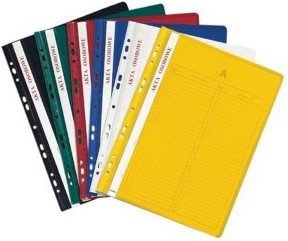 Biurfol Teczka na akta osobowe Skoroszyt czarna BF1007-2