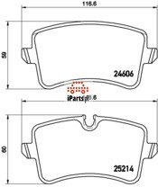 BREMBO Klocki hamulcowe - komplet P 85 118