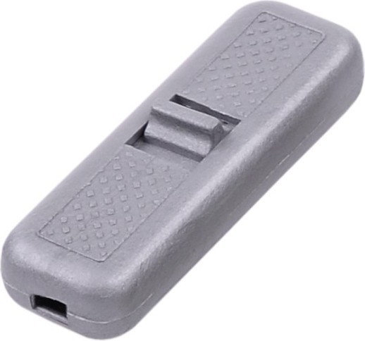 Złącze Przełącznik przelotowy srebrny 2A/250V