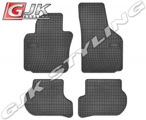 FROGUM Dywaniki gumowe czarne SEAT Leon II 2005-2012 | Toledo 2004-2009 | SKODA Octavia II 2004-2013 | Skoda Yeti od 2009 | VW Golf V VI od 2003 | VW Jetta 2005-2010 | VW Scirocco od 2007