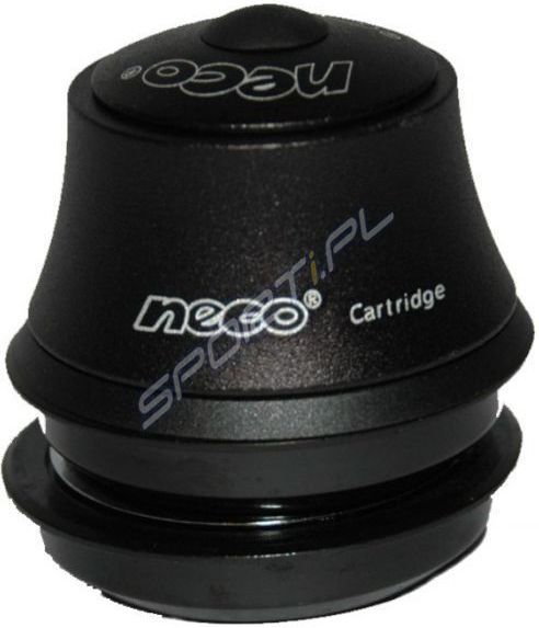 NECO Stery aluminiowe H-148M 1 1/8Ahead zintegrowane cartridge czarne 145130