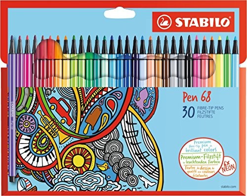 STABILO Stabilo Pen 68 Cardboard Wallet mazak 6830-7