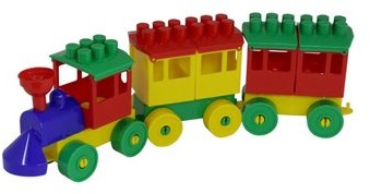 POLESIE Poland Zestaw - Lokomotywa z 2 wagonami