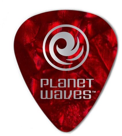 Planet Waves 1 CRP2  10 chorągiewek Pearl celluloid chorągiewek Red Pearl 1CRP4-10
