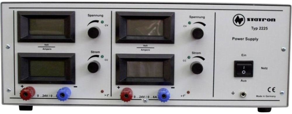 Statron Zasilacz laboratoryjny regulowany 2225.2 288 W 0 - 24 V 0 - 6 A