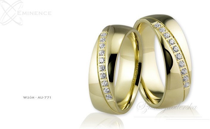 Eminence Obrączki ślubne - wzór Au-771