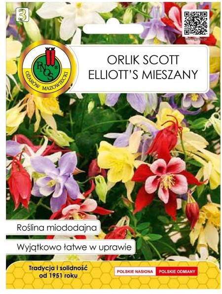 Nasiona orlik Scott mieszanka 1 5 g