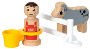 Brio Zestaw dodatkowy Farmer & owca 30399