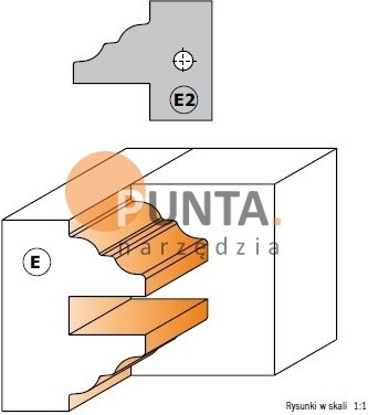 CMT PŁYTKA WYMIENNA 695.015.E2 DO GŁOWICY 694.015