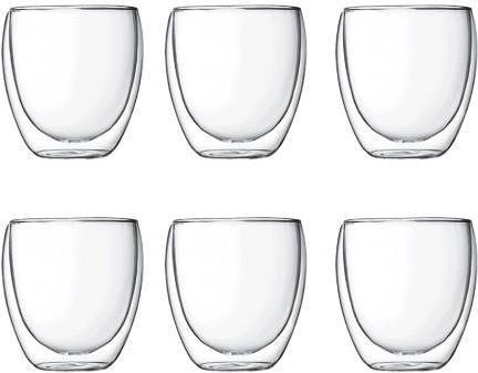 Bodum 4558-10-12 Pavina 0,25 l - Zestaw szklanek, podwójne ścianki