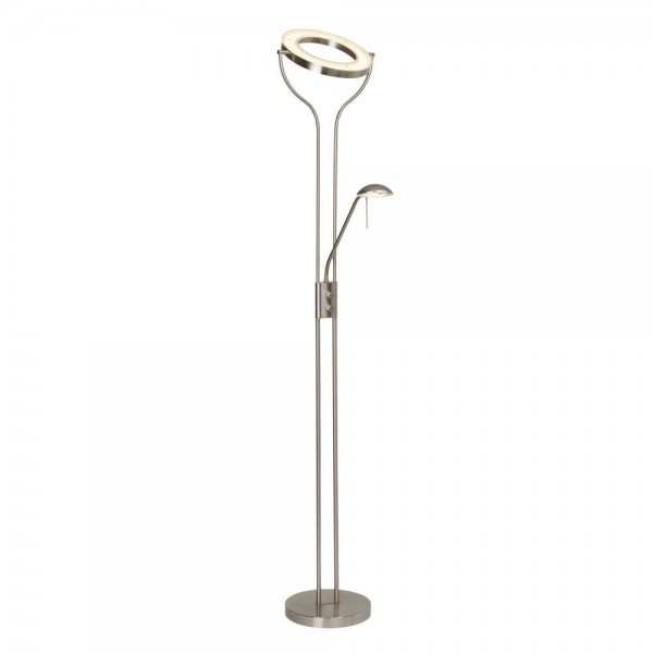 Brilliant Demian lampa stojąca oświetlająca sufit LED Biały, 1-punktowy G93033/77