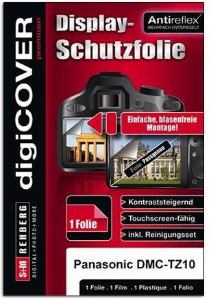 digiCover premium Panasonic DMC-TZ10 - Folia na ekran, antyodblaskowa N2418