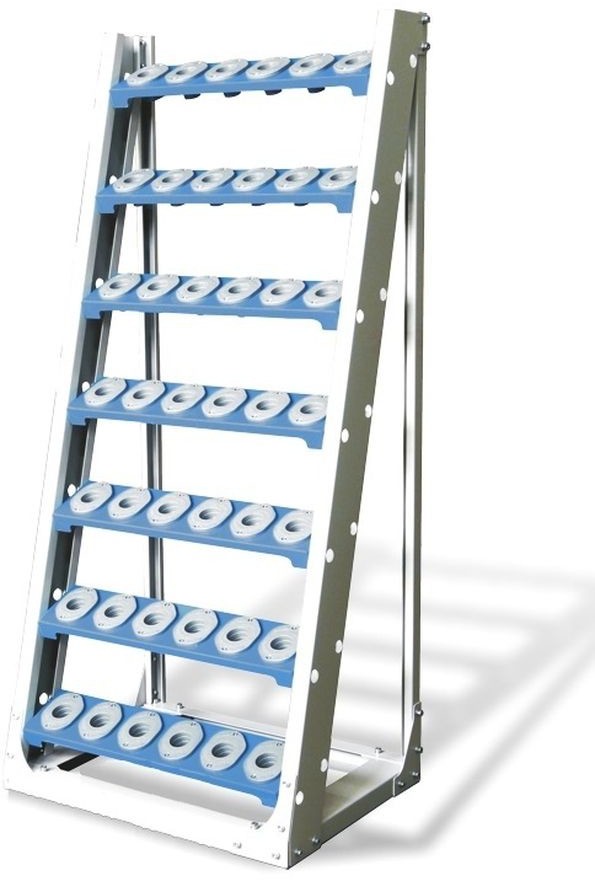 00853986 Regał do opraw narzędziowych ISO, 42 gniazda (wymiary: 1525x694x510 mm)