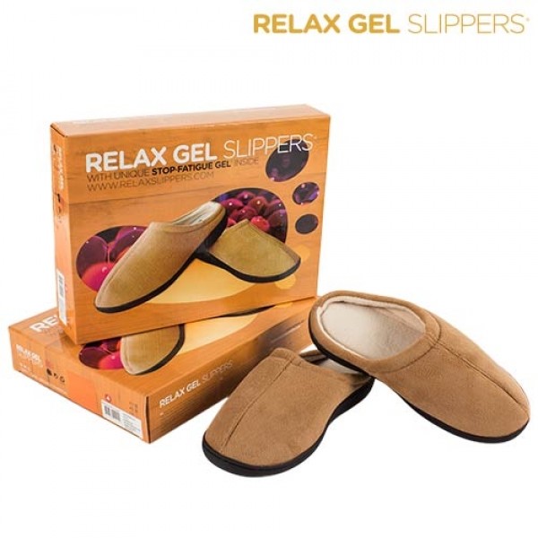 Relax gel slippers Kapcie amortyzujące absorpcyjne żelowe z wkładem