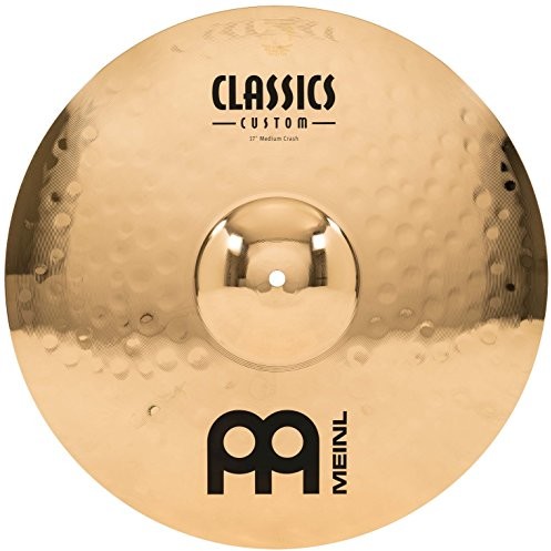 Meinl Cymbals meinl Cymbals cc17mc-B Classics Custom Serie 43,18 cm (17 cale) Crash nośnik Brilliant wykończenie miednicy CC17MCB