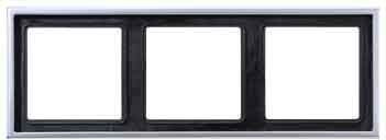 Jung Ramka potrjna - LS Metal Finish Aluminium