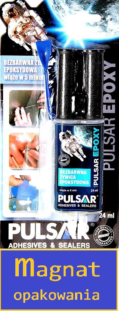 PULSAR Epoxy 5min 24ml + płytka