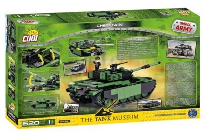 Cobi Armia 620 Elementów Chief tain, brytyjski czołg !
