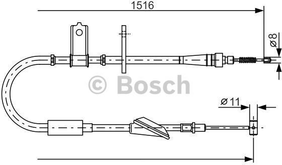 Bosch Cięgno, hamulec postojowy 1 987 477 771