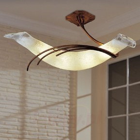 Sillux Stylizowana Lampa sufitowa ROMA 30 miedziana