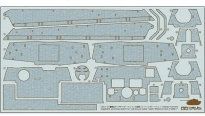 Tamiya King Tiger H Zimmerit Coating Sheet GXP-517284