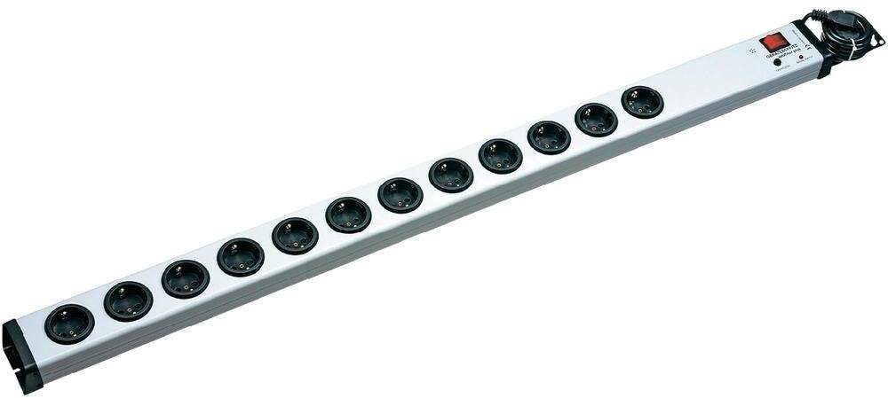 Ehmann Listwa zasilająca 12 gniazd 16 A 230 V 3600 W filtr