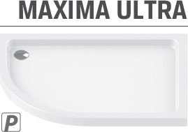 New Trendy Maxima Ultra 120x85 prawy biały B-0337/P