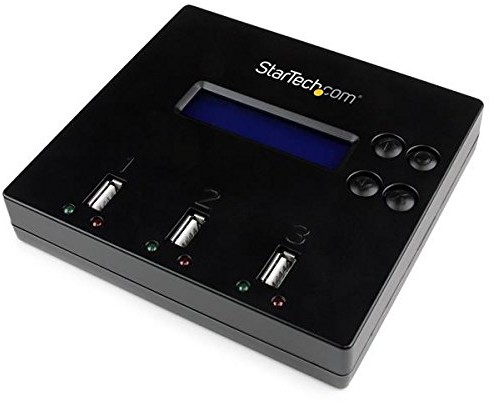 STARTECH.COM Startech.COM USBDUP12 1: 2 Standalone USB 2.0 Stick duplizierer/Eraser, niebieski USBDUP12
