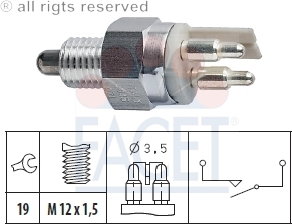 FACET Przełącznik, swiatło cofania 7.6045