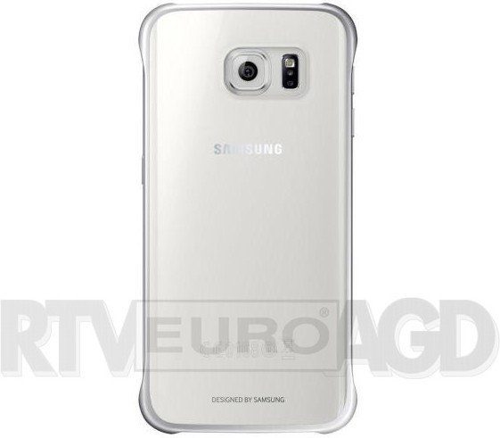 Samsung Clear Cover do Galaxy S6 Edge Srebrne Silver EF-QG925BSEGWW