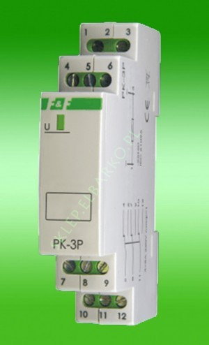 F&F Przekaźnik elektro-magnetyczny 12V AC/DC 3x8 A PK-3P PK-3P/12V