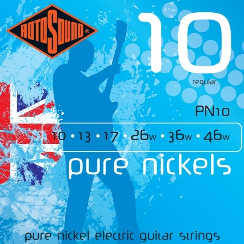 Pure Electric Guitar Strings rotos górne niklu PN10