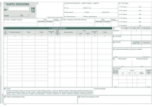Michalczyk&Prokop Druk Karta Drogowa Samochód Ciężarowy A4 801-1 MP118