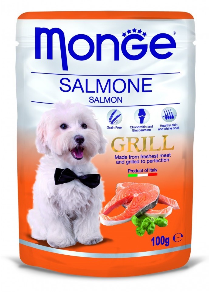 Monge Dog Grill Łosoś 100G