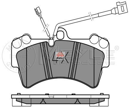 MEYLE Klocki hamulcowe - komplet 025 236 9317/PD