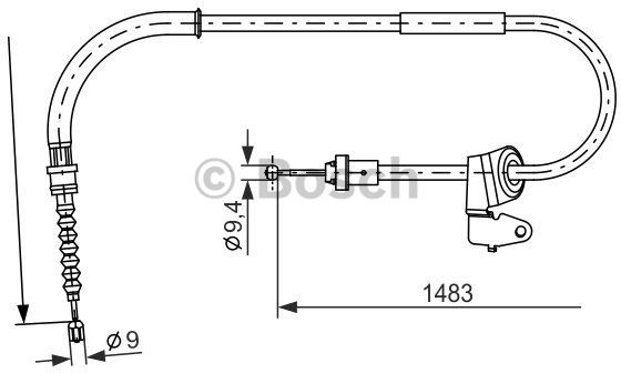 BOSCH Linka hamulcowa prawa, 1 987 482 228 - Bezpłatny zwrot do 30 dni, największy wybór produktów. 1987482228