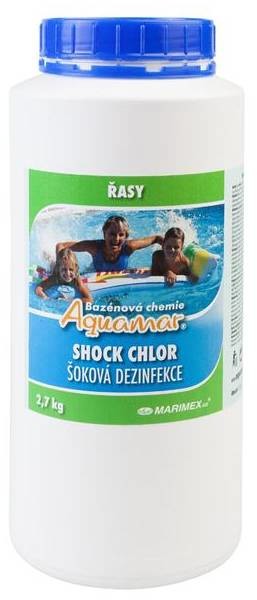 Marimex Chemia do basenu AQuaMar Chlor Shock 2,7 kg 8590517007347