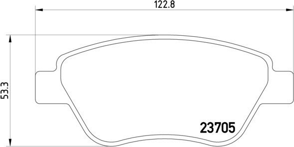 Mintex Zestaw klocków hamulcowych, hamulce tarczowe MDB2644
