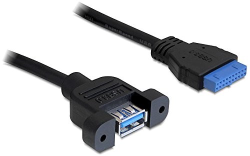 Delock 0.5m USB 3.0 F/F kabel USB (83118)