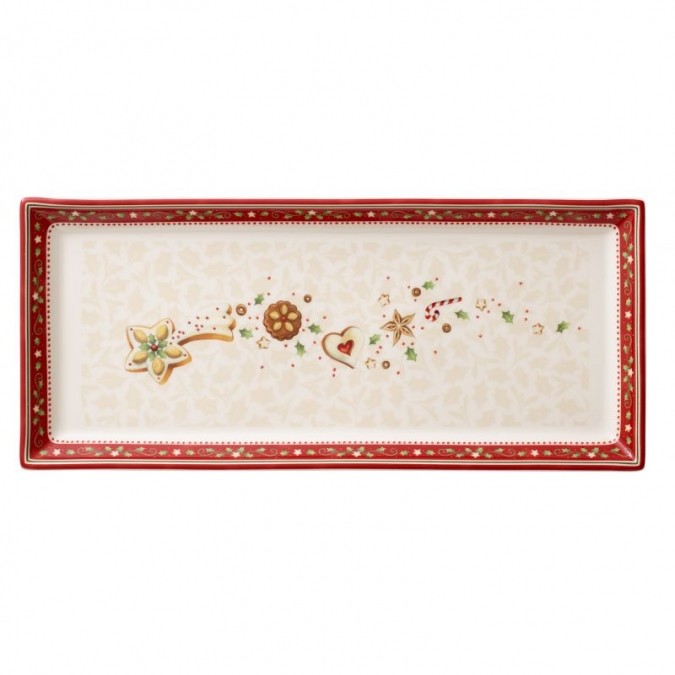 Villeroy & Boch Winter Bakery Delight Półmisek na ciasto wymiary: 35 x 16 cm (14-8612-2797)