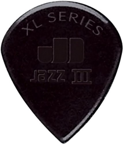 Dunlop DL P 0010 47p XL S N Jazz III XL players chorągiewek (6 sztuki) Czarny 22048139006