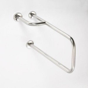 Bemeta Poręcz umywalkowa lewa 82 cm stal nierdzewna szczotkowana HELP 301112152