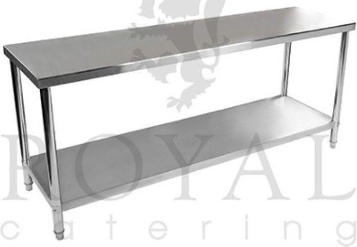 456 Royal Catering 4564349 stół roboczy ze stali nierdzewnej bez kantu Royal Cat