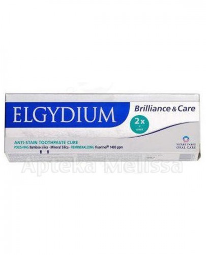 Pierre Fabre ELGYDIUM BRILLIANCE&CARE Pasta do zębów przeciw przebarwieniom 30 ml 7047013