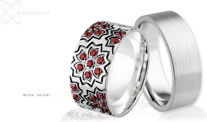 Eminence Obrączki srebrne - wzór Ag-241