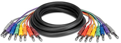 Hosa 8 Way Â  Jack to Jack Loom (CPP-803) 3 m CPP-803