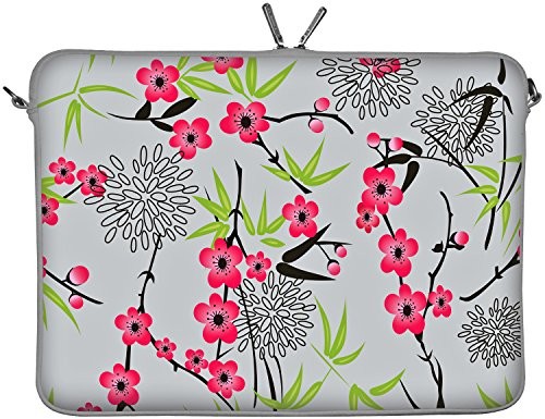 Digittrade LS104-13 pokrowiec z neoprenu na notebooka o przekątnej ekranu 33.8 cm (13.3 cala). motyw: Sakura DG-LS104-13