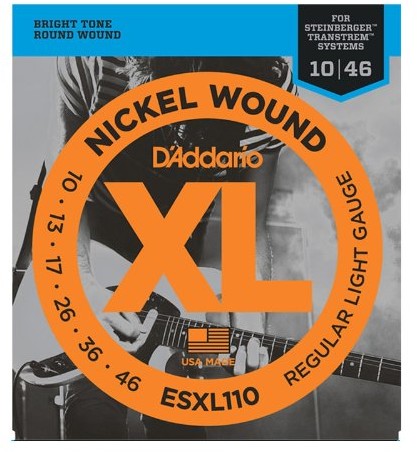 D'Addario Steinberger Double ball Electric Guitar Strings ESXL110