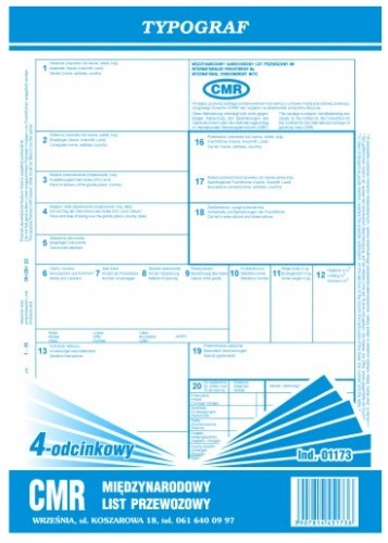 Typograf CMR 4-odcinkowy 01173