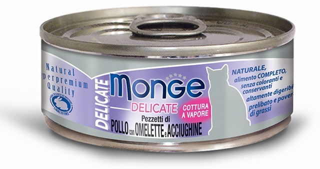 Monge Delicate Kurczak Z Omletem I Anchois 80G